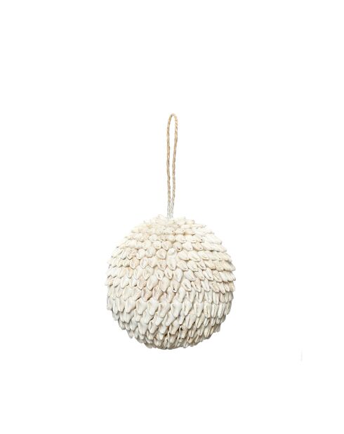 De witte bubbelbal van Shell M - 9x9x9 cm