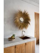 Le Miroir Sunken Forest - Naturel - 90x90x22 cm