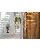 Le Masque De Cowrie Sur Pied M - 17x10x40 cm