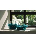 The Oh My Gee Aqua M Kerzenhalter, 8 x 8 x 11 cm