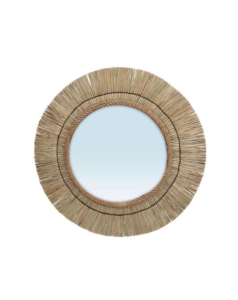 Le Miroir St Barth - Naturel - 65x65x3 cm
