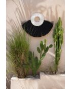 La conchiglia Alang Alang - Nera - 86x4x62 cm