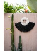 La conchiglia Alang Alang - Nera - 86x4x62 cm