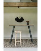 La conchiglia Alang Alang - Nera - 86x4x62 cm