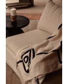 Bedsprei The Evil Eye - Zwart - 128x240x1 cm