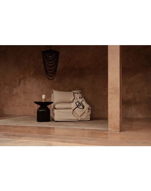 Bedsprei The Evil Eye - Zwart - 128x240x1 cm