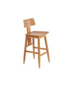 Le Tabouret De Bar LovYa - Naturel - 51x47x109 cm