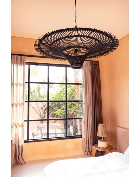 Sospensione Sky Black XXL - 150x150x43 cm