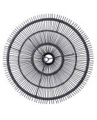 Suspensión XXL Sky Black - 150x150x43 cm