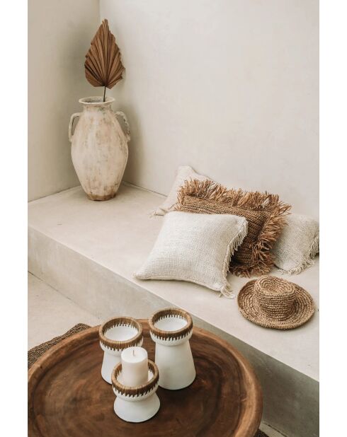 The Pretty Natural White Kerzenhalter M - 13x13x16 cm