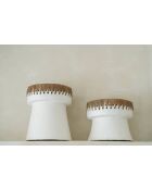 The Pretty Natural White Kerzenhalter M - 13x13x16 cm