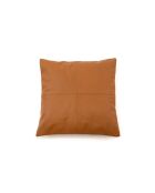 La Housse de Coussin Four Leather Panel - Camel - 40x40x1 cm