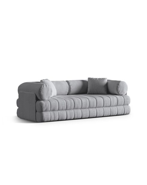 Canapé convertible Daisy 3 places Gris - 206x95x70
