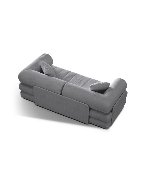 Canapé convertible Daisy 3 places Gris - 206x95x70