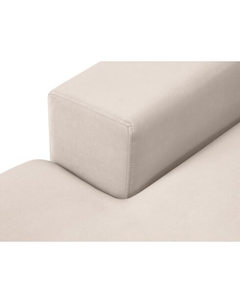 Panorama-Ecksofa (rechte Seite) Hebe 6-Sitzer Velvet Beige — 350 x 273 x 83 cm
