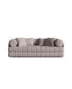 Canapé convertible Daisy 3 places Gris chaud - 206x95x70