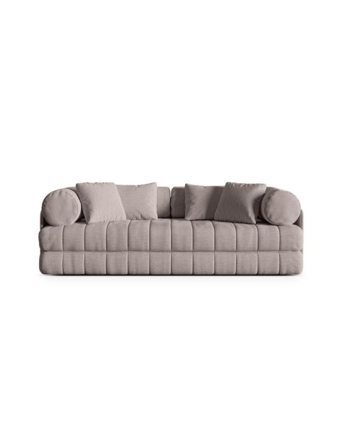 Sofá cama Daisy de 3 plazas Gris cálido - 206x95x70