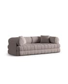 Canapé convertible Daisy 3 places Gris chaud - 206x95x70