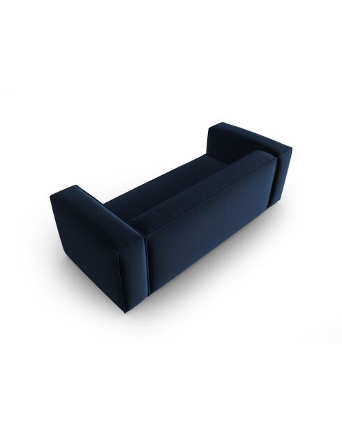 Verbena 3-Sitzer-Samtsofa königsblau - 200x94x73 cm