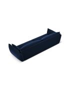 Sofá Vanda de terciopelo de 4 plazas azul real - 248x110x85 cm