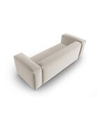 Verbena 4-Sitzer-Samtsofa Ecru - 230x94x73 cm