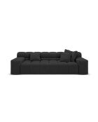 Agave 3-Sitzer-Sofa aus Strukturstoff Anthrazit - 240x100x75 cm