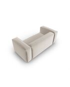 Verbena 2-Sitzer-Samtsofa Ecru - 150x94x73 cm