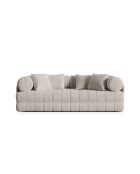 Daisy 3-zits slaapbank in beige fluweel - 206x95x70