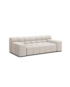Canapé Agave 2 places tissu structurel Beige Clair - 210x100x75 cm