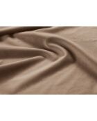 Sofá Agave de 3 plazas Cappuccino de tela estructural - 240x100x75 cm