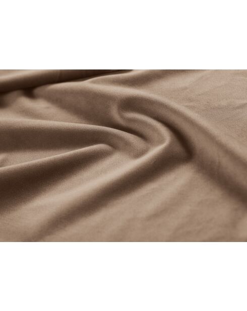 Sofá Agave de 3 plazas Cappuccino de tela estructural - 240x100x75 cm