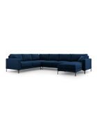 Panorama-Ecksofa (linke Seite) Venus Velvet 6-Sitzer Königsblau - 326x236x90 cm