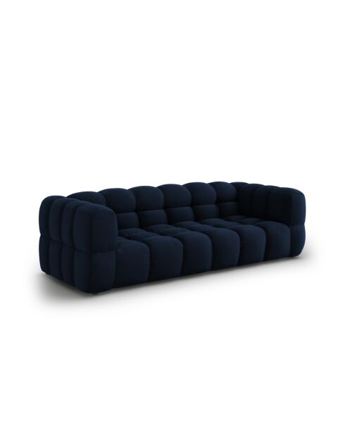 Modulares 4-Sitzer-Sofa Aster aus Samt Königsblau - 244x102x70