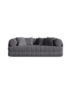 Daisy 3-Sitzer-Schlafsofa aus Samt dunkelgrau - 206x95x70