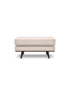 Pouf velours Hebe 1 place Beige - 86x60x43 cm