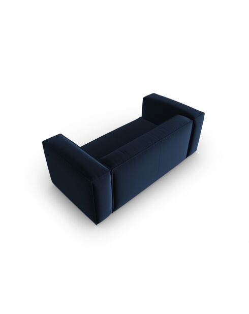 Verbena 2-Sitzer-Samtsofa königsblau - 150x94x73 cm