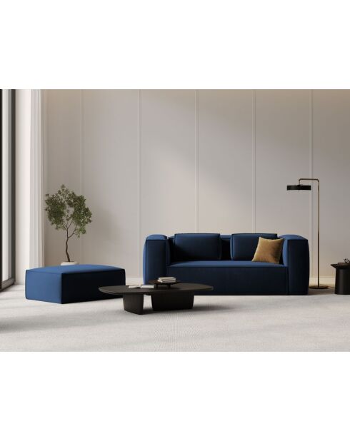 Verbena 2-Sitzer-Samtsofa königsblau - 150x94x73 cm