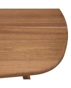 Miami 6-zits tuinmeubelset - 1 tuintafel van geolied angelicahout - 6 geoliede acaciafauteuils - Beige