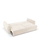 Vanda 3-Sitzer-Schlafsofa mit Stauraum Hellbeige - 244x97x91 cm