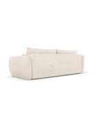 Vanda 3-Sitzer-Schlafsofa mit Stauraum Hellbeige - 244x97x91 cm