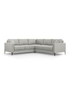 Venus Symmetric Ecksofa 5 Sitzer Hellgrau - 250x238x90