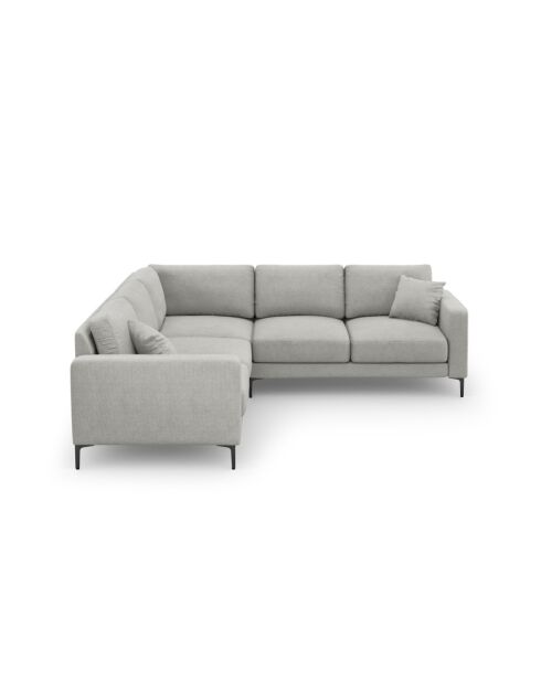 Venus Symmetric Ecksofa 5 Sitzer Hellgrau - 250x238x90