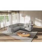 Venus Symmetric Ecksofa 5 Sitzer Hellgrau - 250x238x90