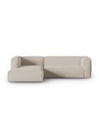 Verbena 4-Sitzer-Ecksofa links Beige - 282x166x73