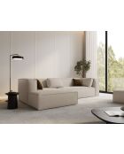 Verbena 4-Sitzer-Ecksofa links Beige - 282x166x73