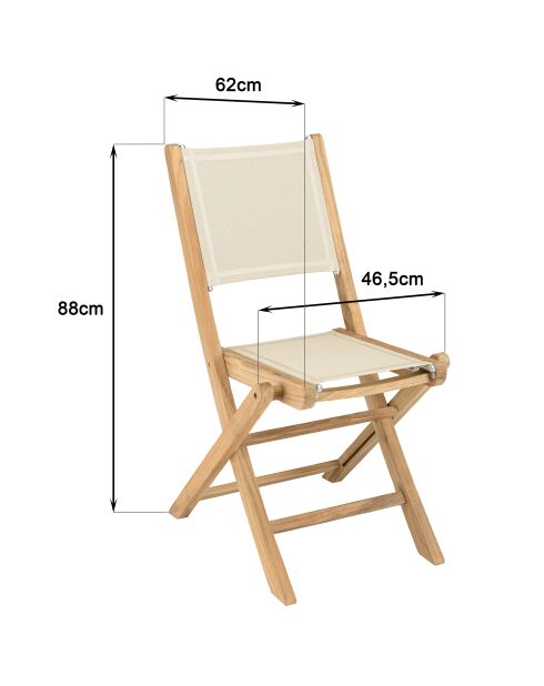 Ensemble de salon de jardin 8/10 pers -Ensemble de jardin - 1 Table rectangulaire extensible et 6 chaises beige