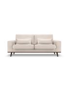 Hebe 2-Sitzer-Samtsofa Beige - 199x93x83 cm