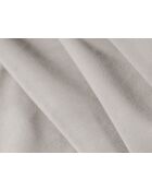 Pouf velours Aster 1 place Beige Clair - 102x80x43