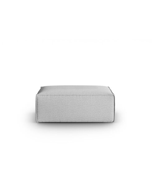 Pouf Verbena 1 place Gris - 100x69x40