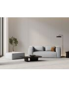 Pouf Verbena 1 place Gris - 100x69x40